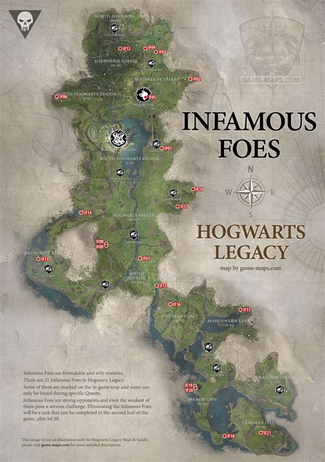 infamous foes hogwarts legacy|List of Infamous Foes and Locations 